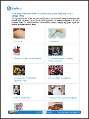 How Arguments Work: A Guide to Writing and Analyzing Texts in College