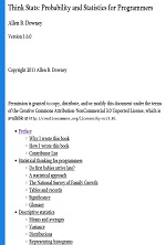 Think Stats: Probability and Statistics for Programmers