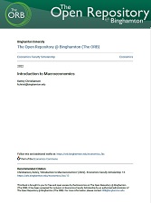 Introduction to Macroeconomics (Economics Faculty Scholarship)