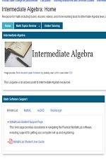 Intermediate Algebra Libguide (FSCJ)