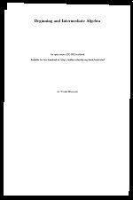 Beginning and Intermediate Algebra