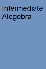 Intermediate Algebra (MAT1033)