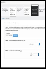 Trigonometry sections on Xronos