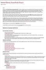 Internet History Sourcebooks Project