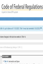 Code of Federal Regulations Title 14 eCFR
